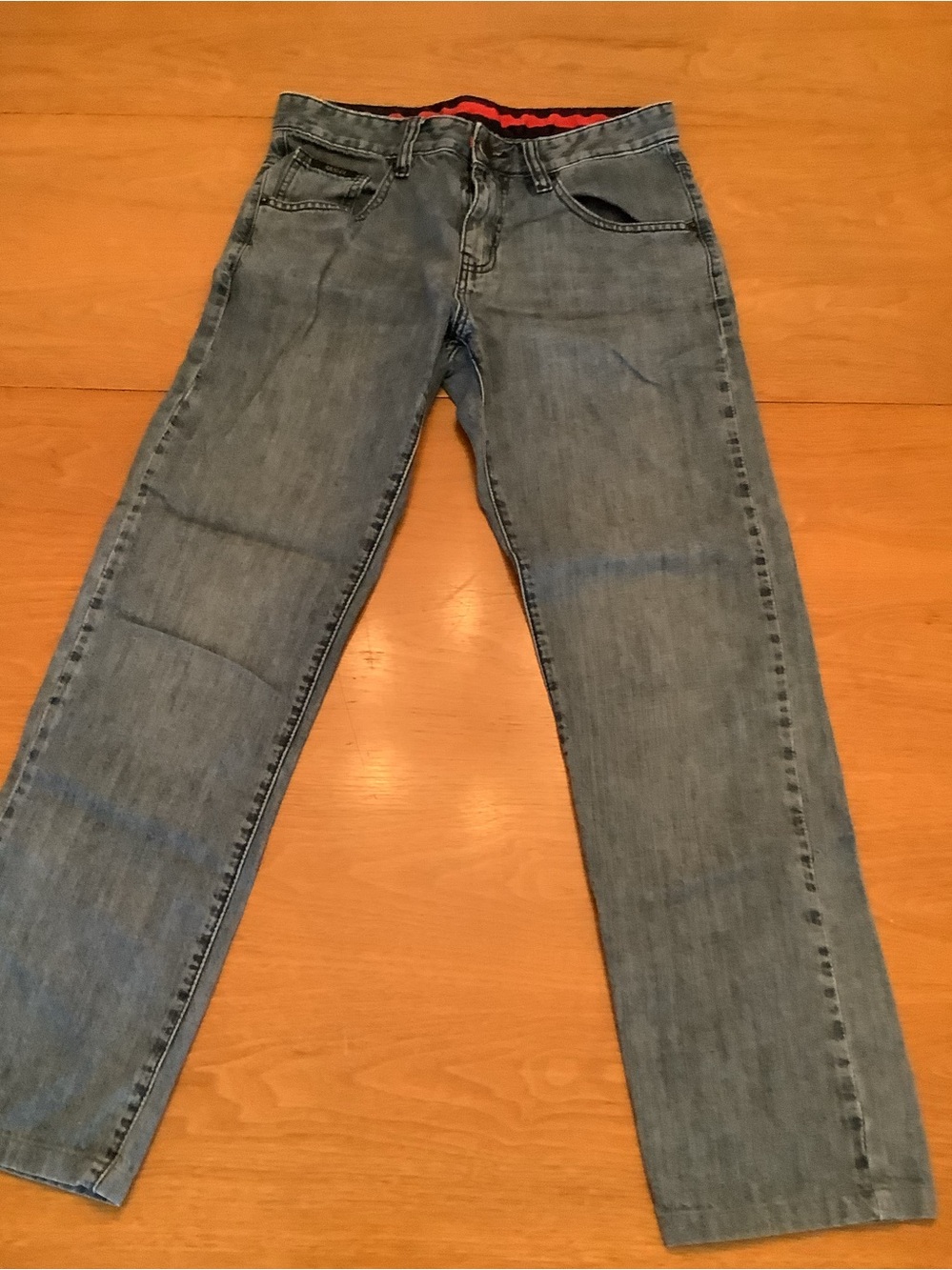 Gucci Men's Straight Fit Light Blue Jeans